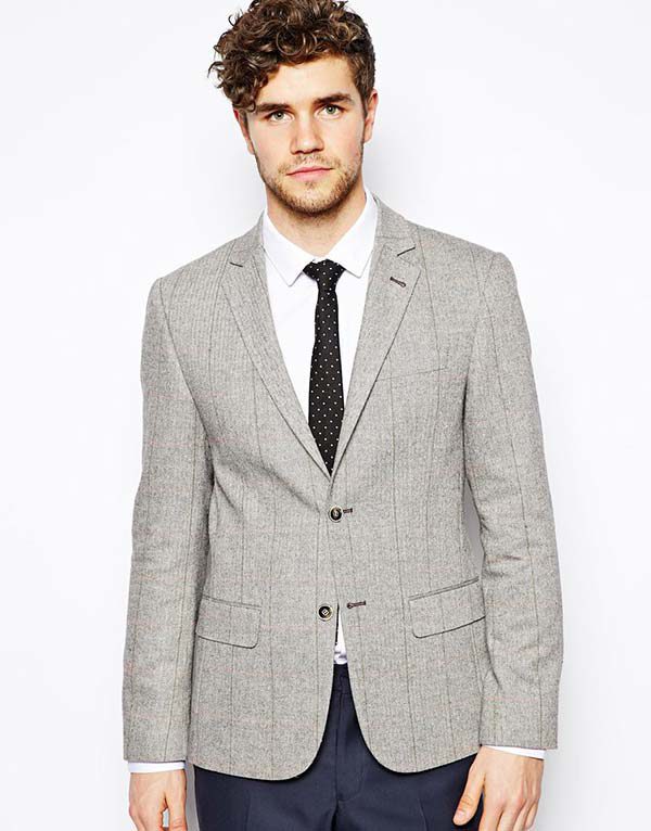 River Island Checked Blazer Wool Blend - Substance Abuse Prevention ...